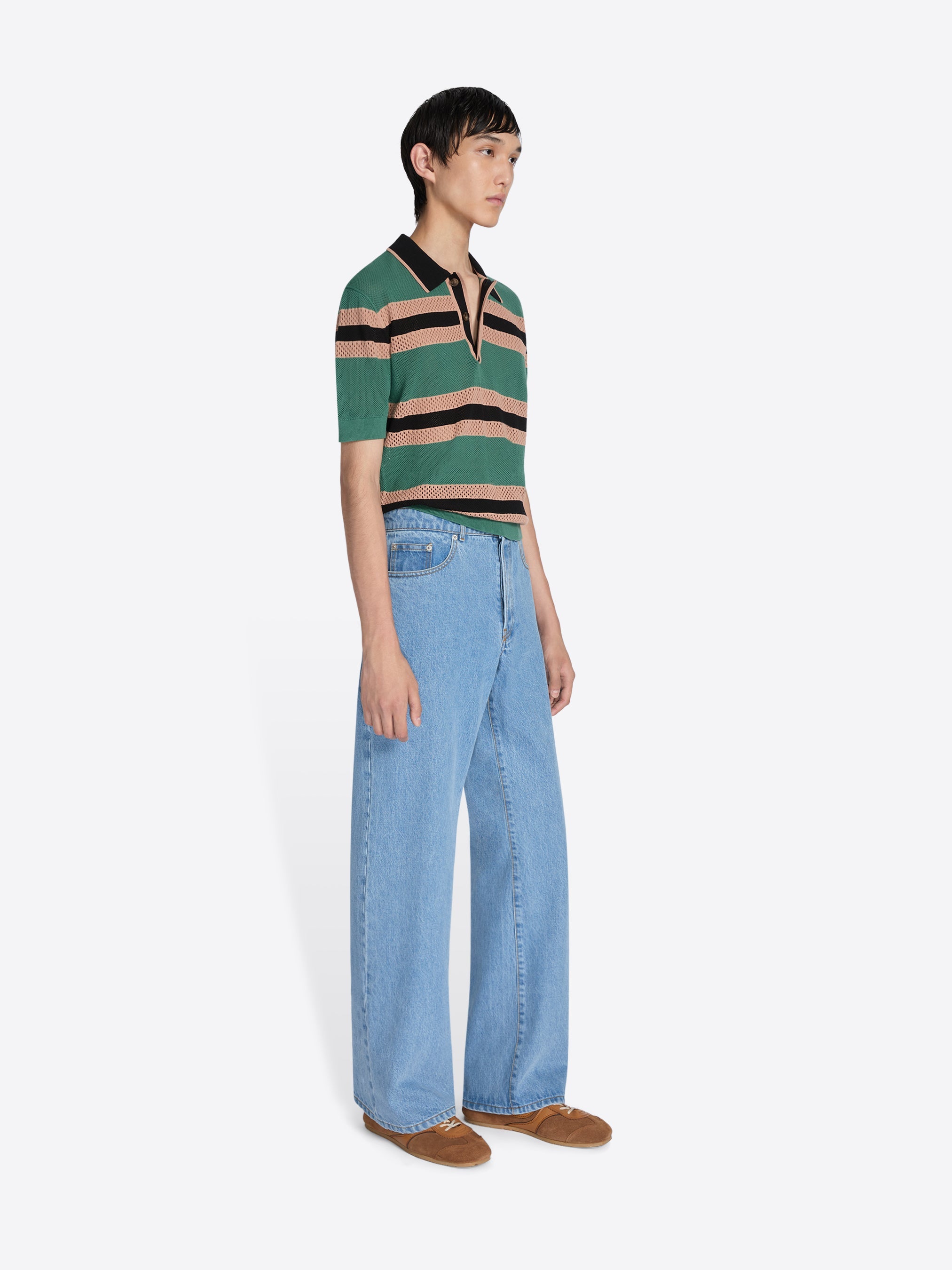 Striped Polo Shirt