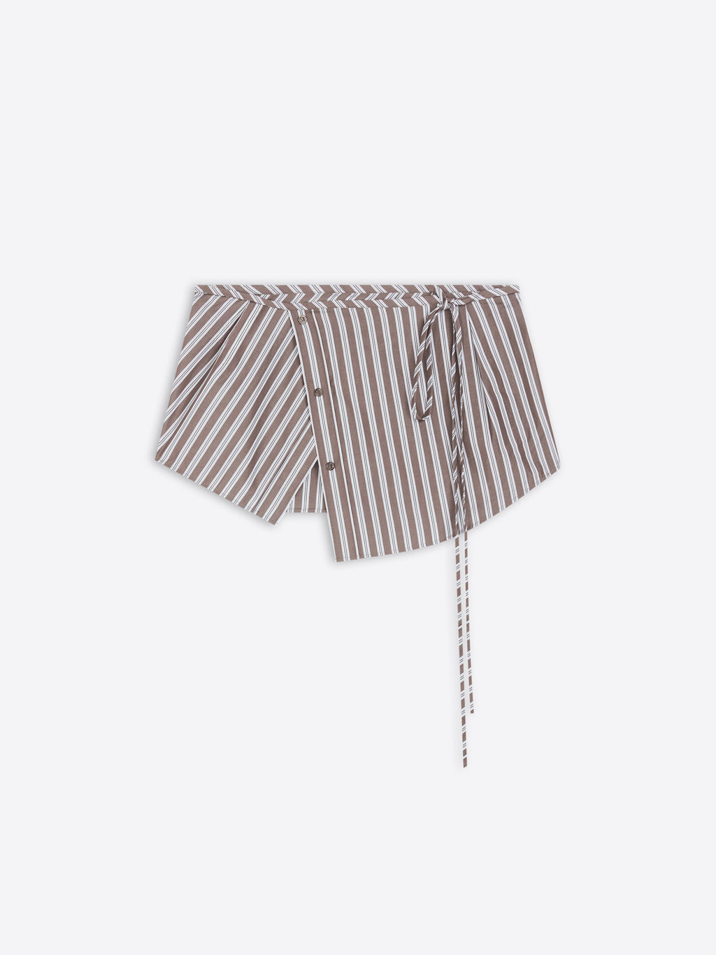Striped Cotton Wrap Belt