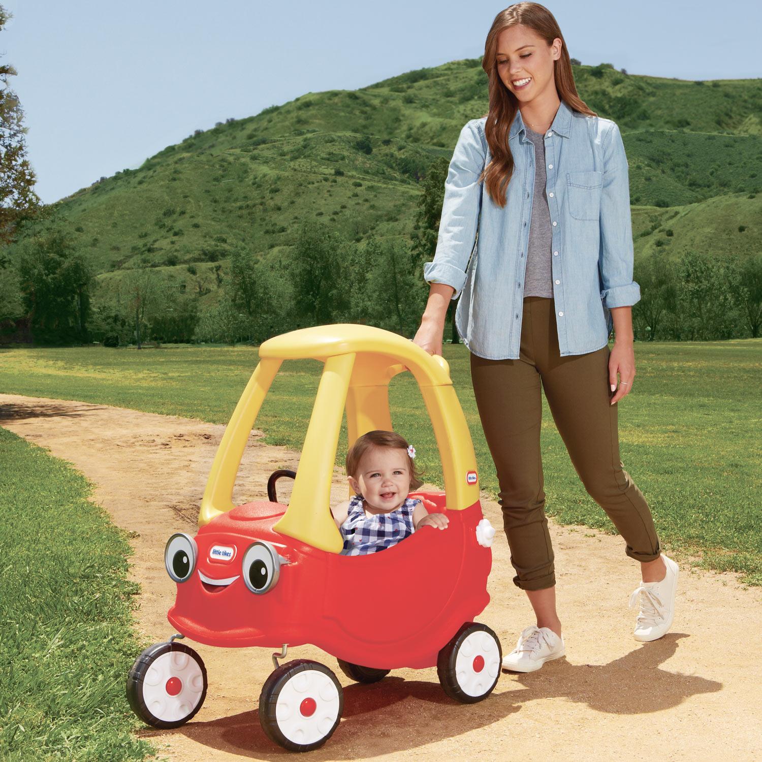 Cozy Coupe® - Foot-Powered Toddler Car with Parent Push Handle for Indoor and Outdoor Riding Adventures