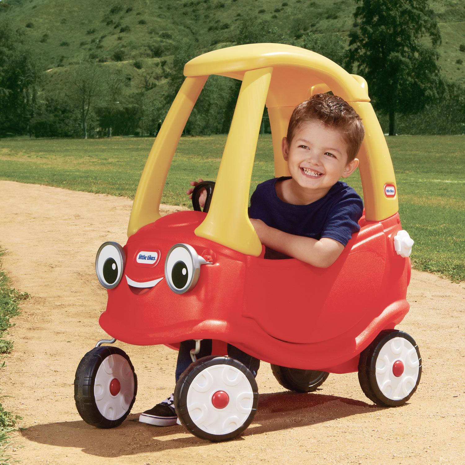 Cozy Coupe® - Foot-Powered Toddler Car with Parent Push Handle for Indoor and Outdoor Riding Adventures