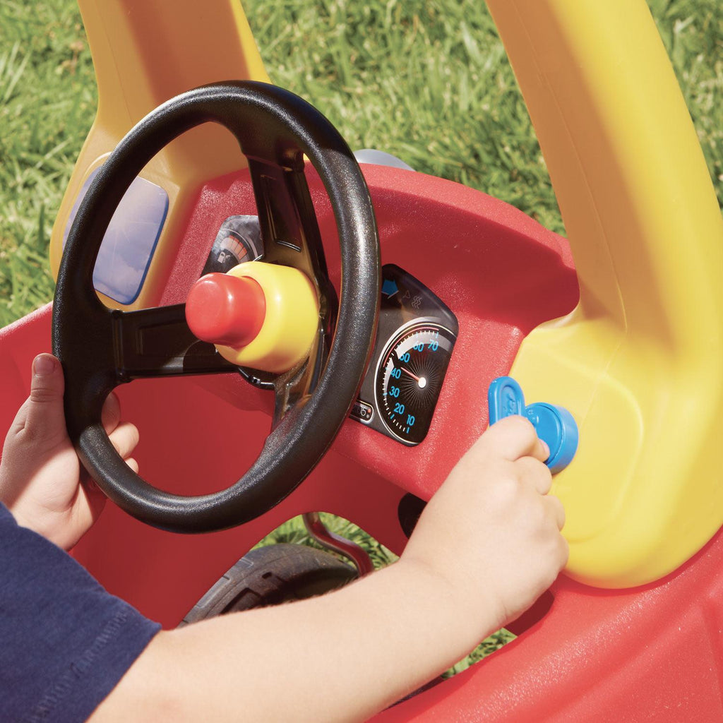 Cozy Coupe® - Foot-Powered Toddler Car with Parent Push Handle for Indoor and Outdoor Riding Adventures