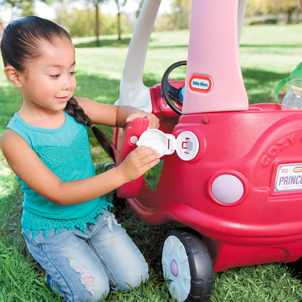 Princess Cozy Coupe® - Princess-Themed Coupe with Removable Floorboard for Growing Toddler Riding Adventures