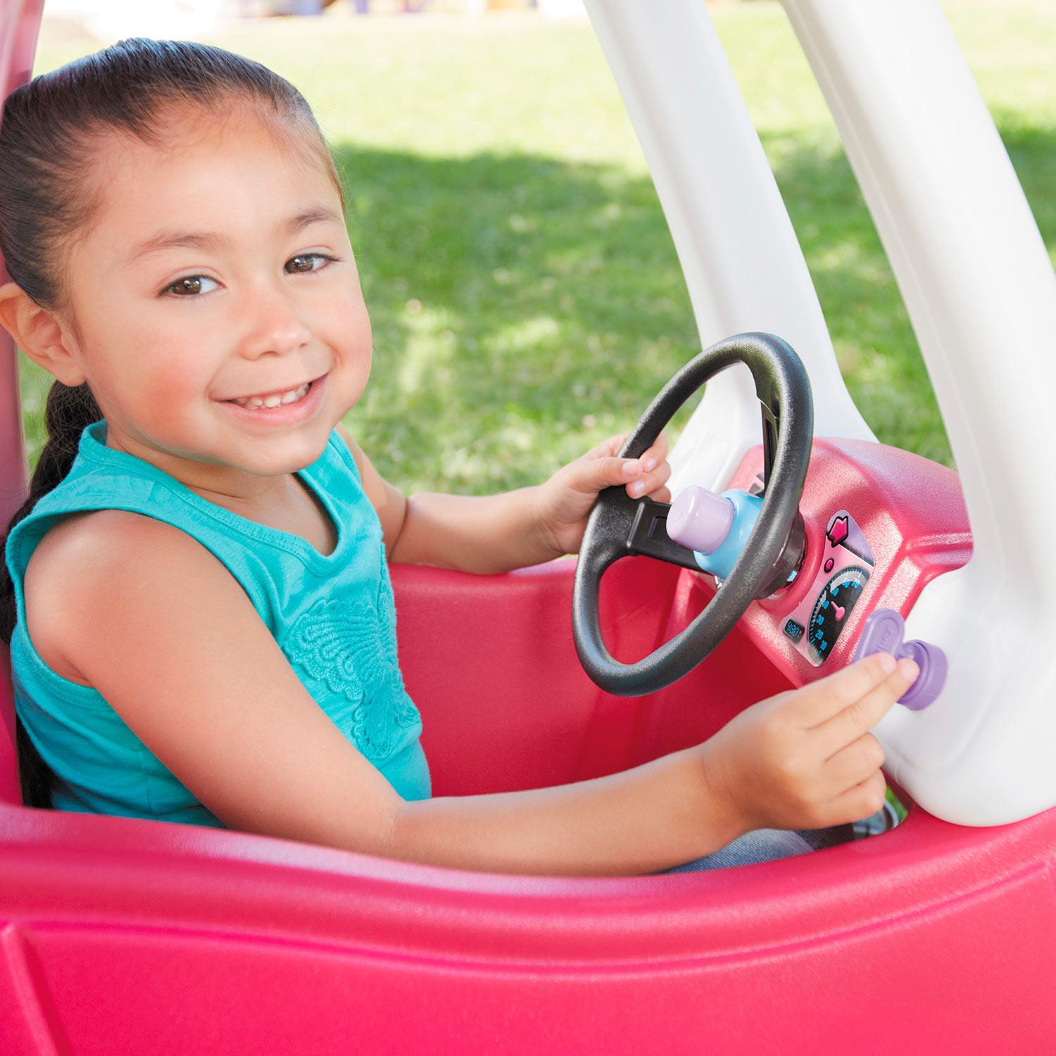 Princess Cozy Coupe® - Princess-Themed Coupe with Removable Floorboard for Growing Toddler Riding Adventures