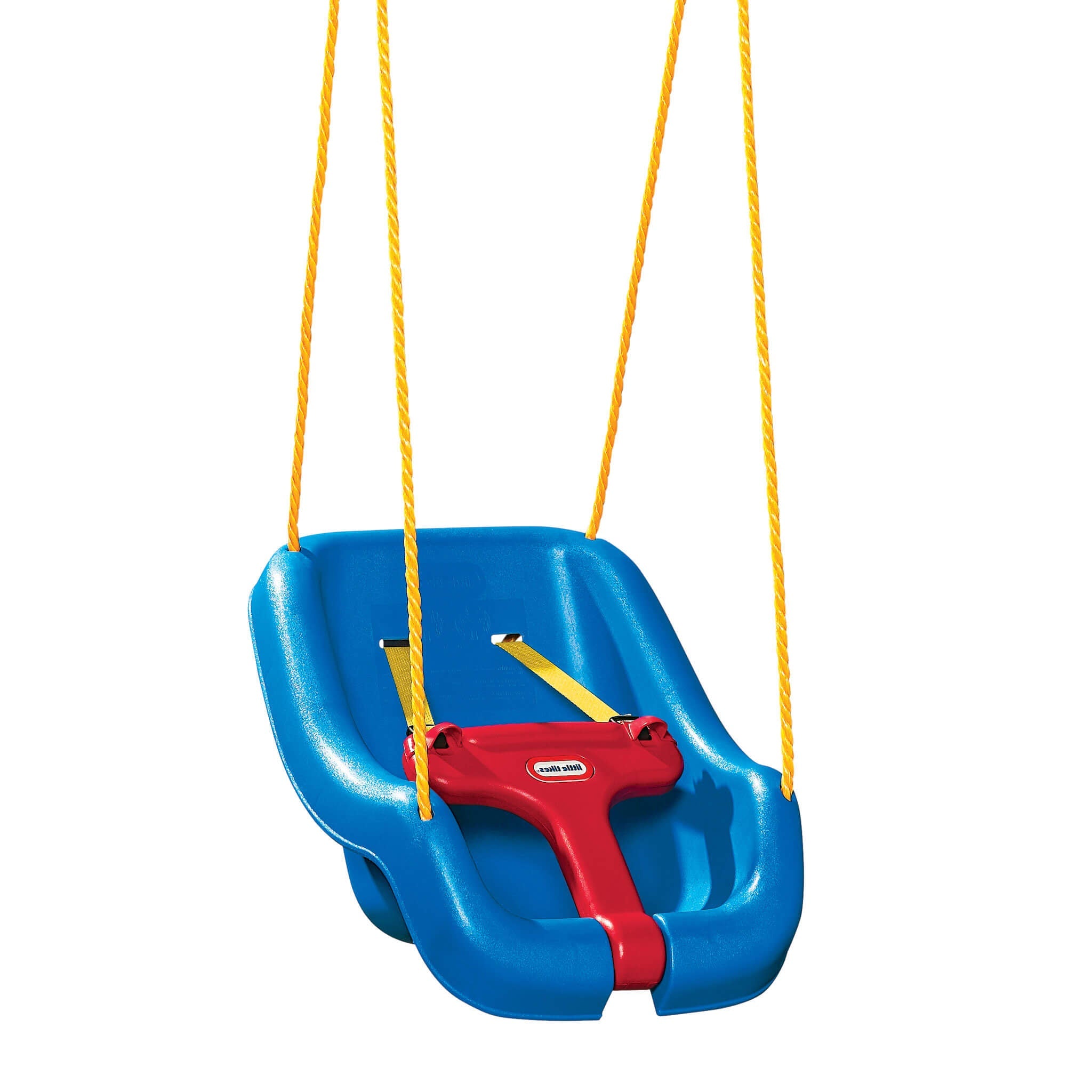 2-in-1 Snug 'n Secure™ Swing - Blue - Adjustable Swing with Rotating T-Bar and Straps for Growing Children's Backyard Play