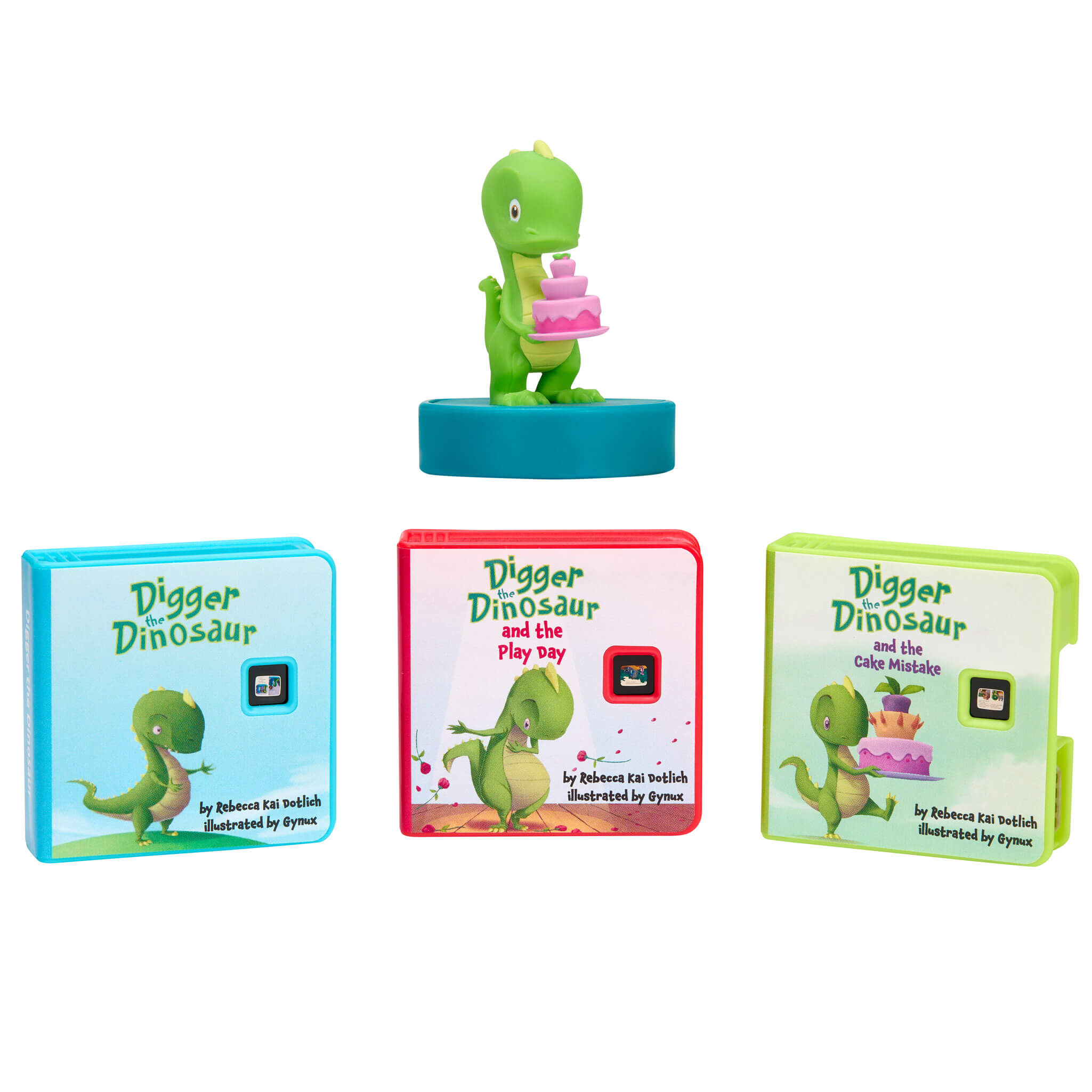 Story Dream Machine™ Harper Collins Digger the Dinosaur - Digger the Dinosaur Pack with Character and Lights for Dinosaur-Themed Read-Along Adventures