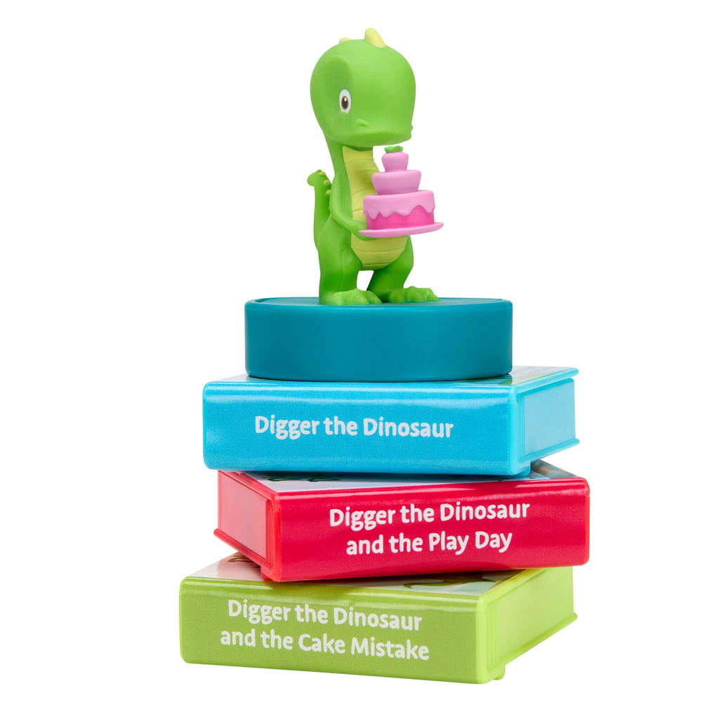 Story Dream Machine™ Harper Collins Digger the Dinosaur - Digger the Dinosaur Pack with Character and Lights for Dinosaur-Themed Read-Along Adventures