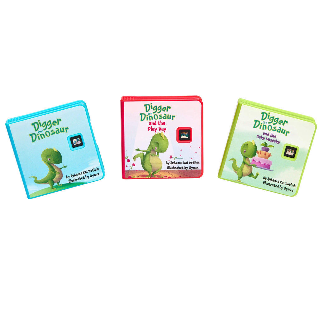Story Dream Machine™ Harper Collins Digger the Dinosaur - Digger the Dinosaur Pack with Character and Lights for Dinosaur-Themed Read-Along Adventures