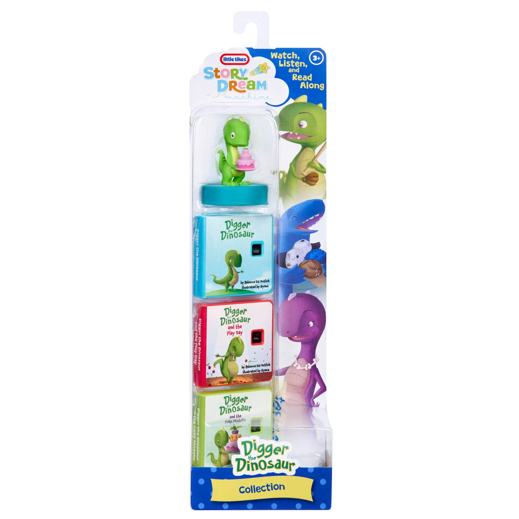 Story Dream Machine™ Harper Collins Digger the Dinosaur - Digger the Dinosaur Pack with Character and Lights for Dinosaur-Themed Read-Along Adventures