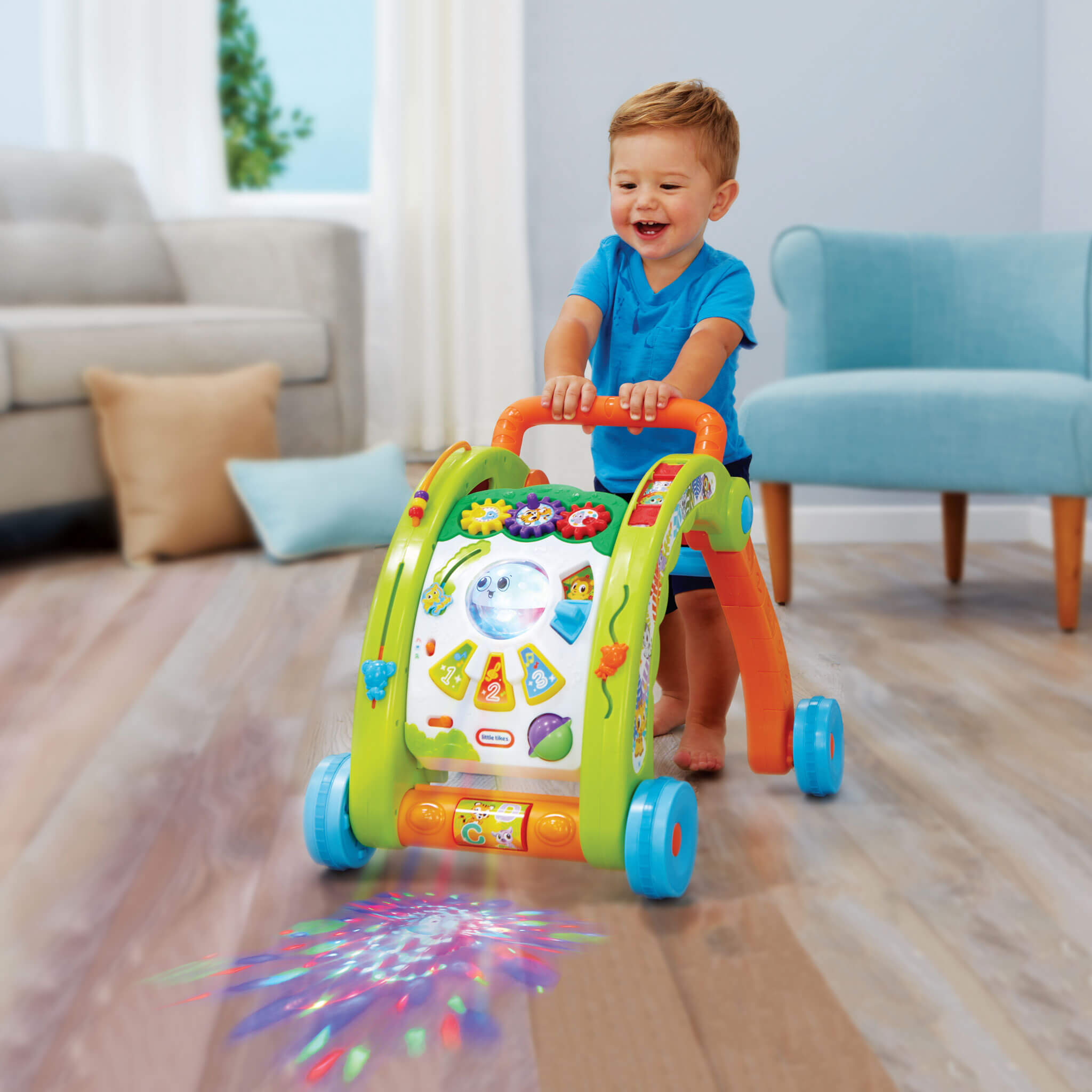 Learn & Play™ 3-in-1 Activity Walker™ - Activity Walker with Ground-Projected Lights for First Steps and Interactive Floor Play