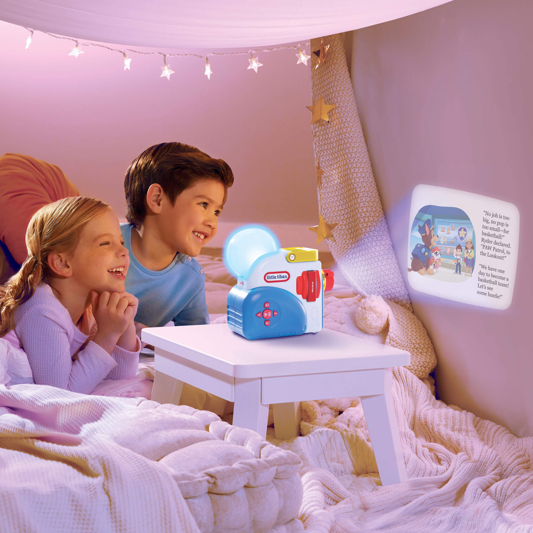 Story Dream Machine™ Paramount PAW Patrol Hero Collection - PAW Patrol Story Collection with Light Effects for Interactive Storytime and Read-Along Play