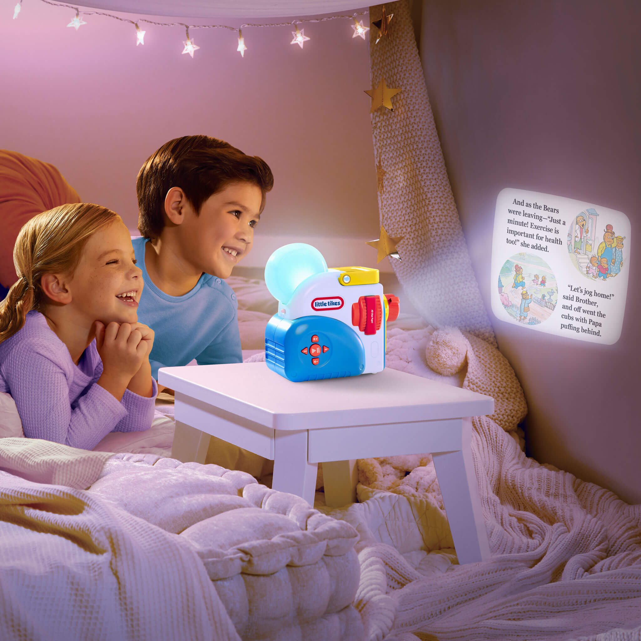 Story Dream Machine™ Random House Berenstain Bears™ Good Lessons Collection - Read-Along Projector Pack with Character and Lights for Family Storytime and Read-Along Play