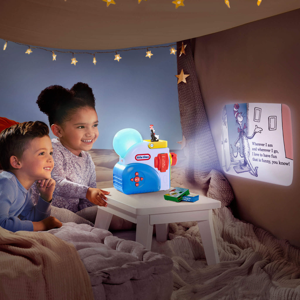 Story Dream Machine™ Dr. Seuss Starter Pack - Dr. Seuss Read-Along Set with Character Figurine for Interactive Bedtime and Anytime Storytelling