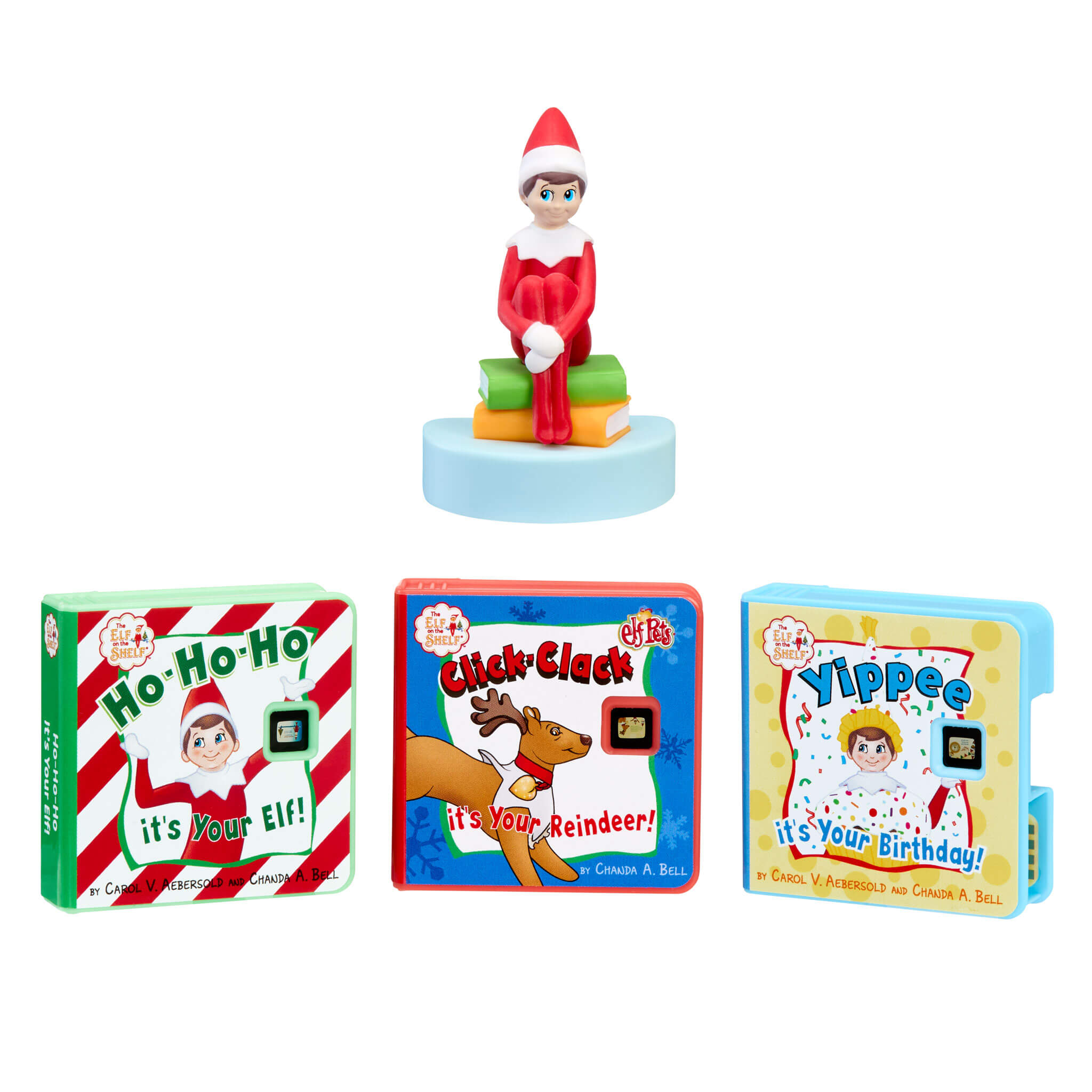 Story Dream Machine™ The Elf on the Shelf Santaverse North Pole Friends Collection - Three Santaverse Stories with Night-Light Effects for Seasonal Read-Along Storytime