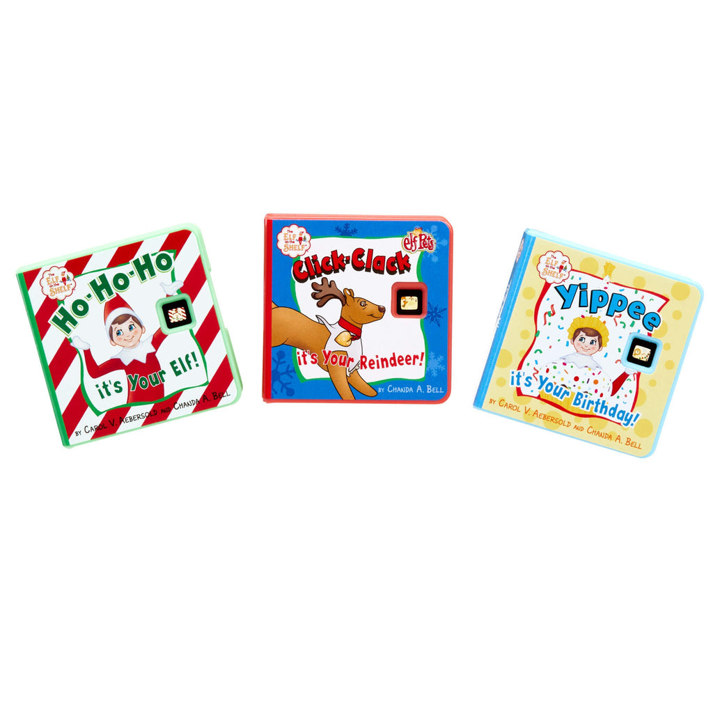Story Dream Machine™ The Elf on the Shelf Santaverse North Pole Friends Collection - Three Santaverse Stories with Night-Light Effects for Seasonal Read-Along Storytime