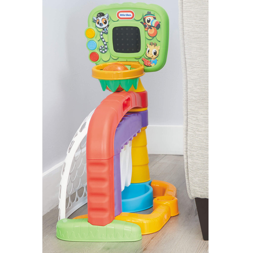 Learn & Play™ 3-in-1 Sports Zone™ - Three-Sport Learning Zone with Lights and Sounds for Active Indoor Play and Motor Practice
