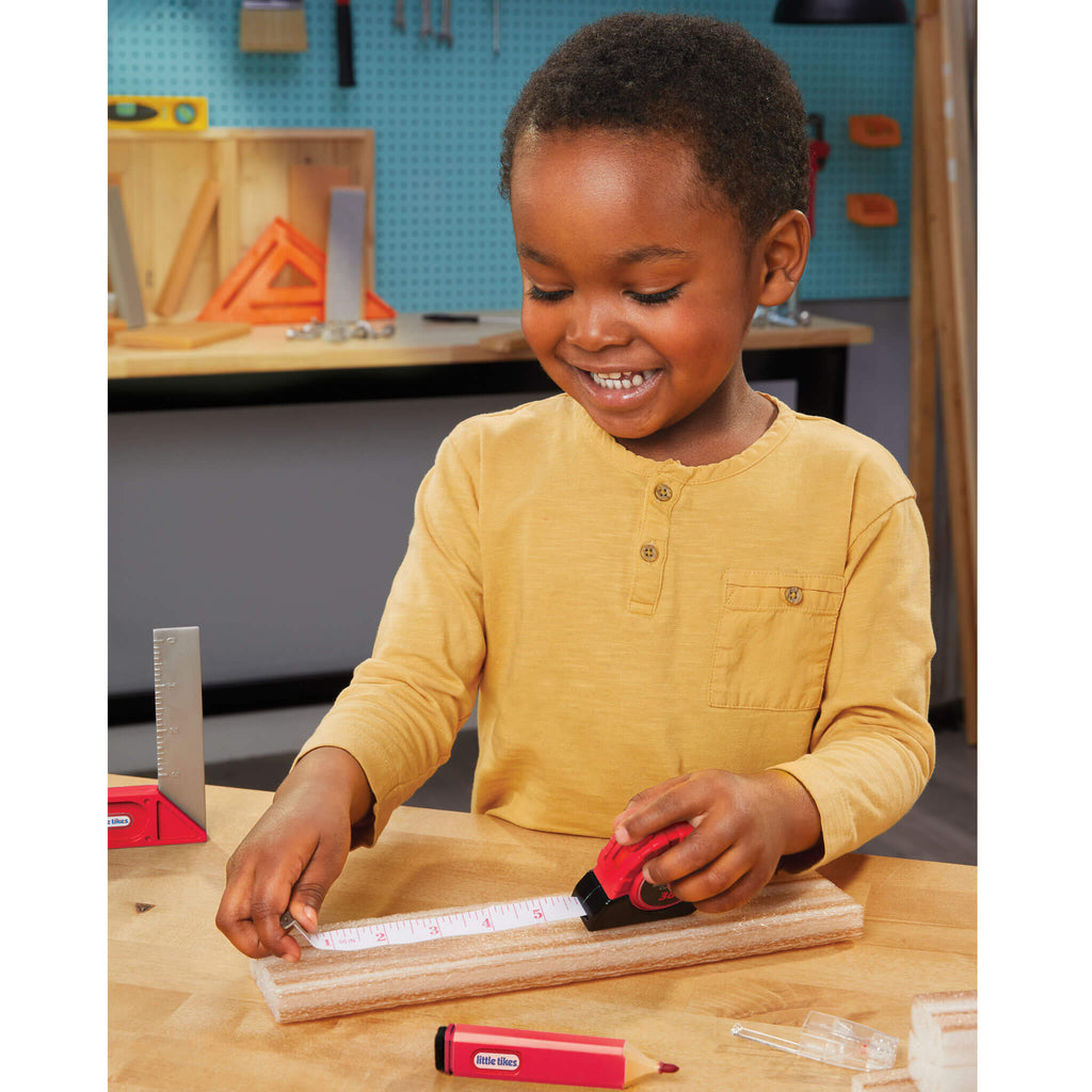 Creative Construction™ Measure and Cut Set - Realistic Measure-and-Cut Tools for Building Play for Early Construction Concepts and Role Play