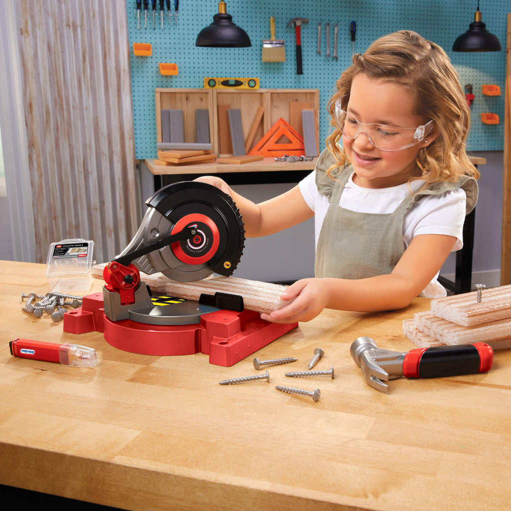 Creative Construction™ Power Cuts Set - Kid-Friendly Cutting Tools and Building Pieces for Workshop Role Play and Creative Projects
