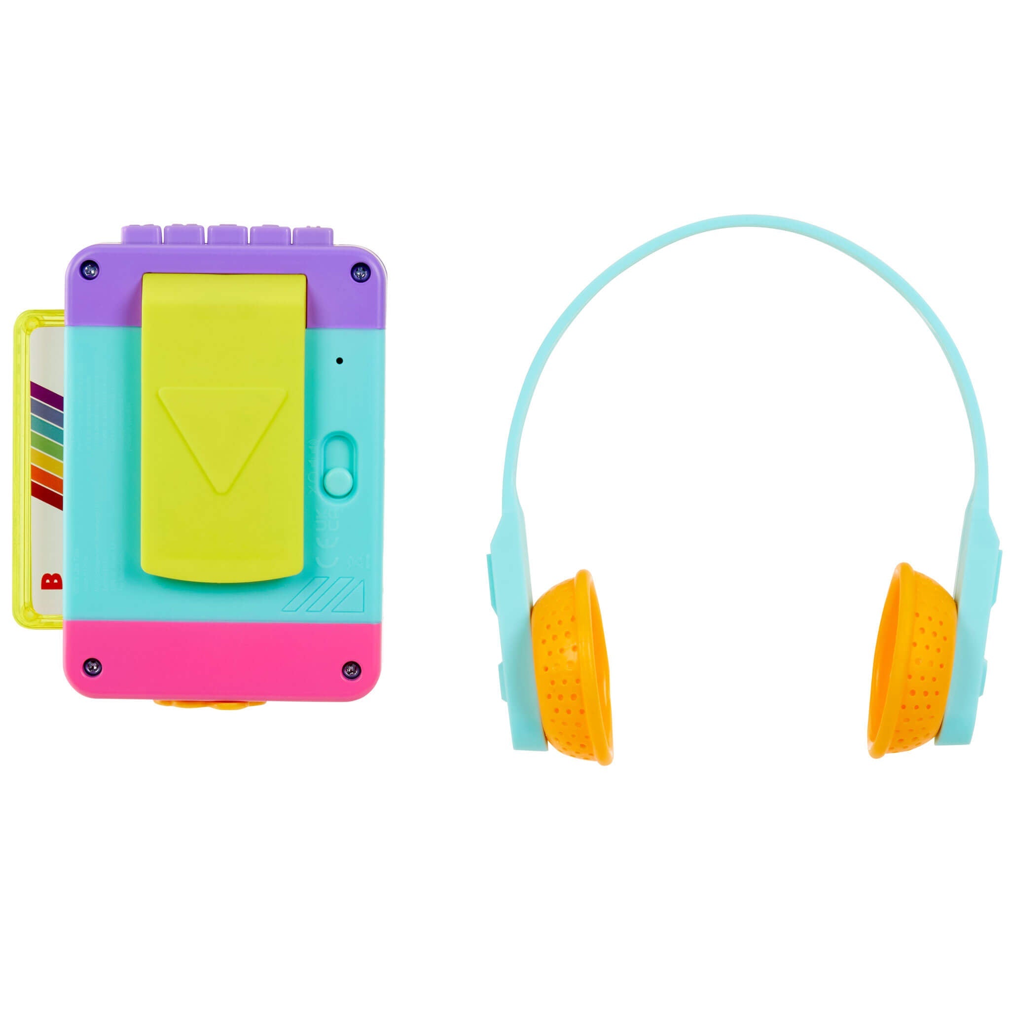 Old School™ Rainbow Remix Music Player - Retro Music Player with Songs, Colors and Numbers for Musical Play and Early Learning