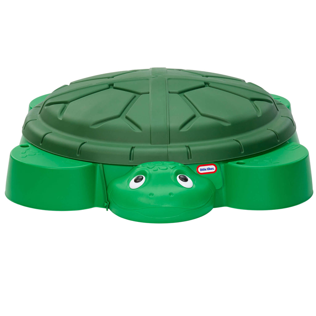Turtle Sandbox - Classic Turtle Sandbox with Built-In Seats for Backyard Digging, Building and Sensory Play