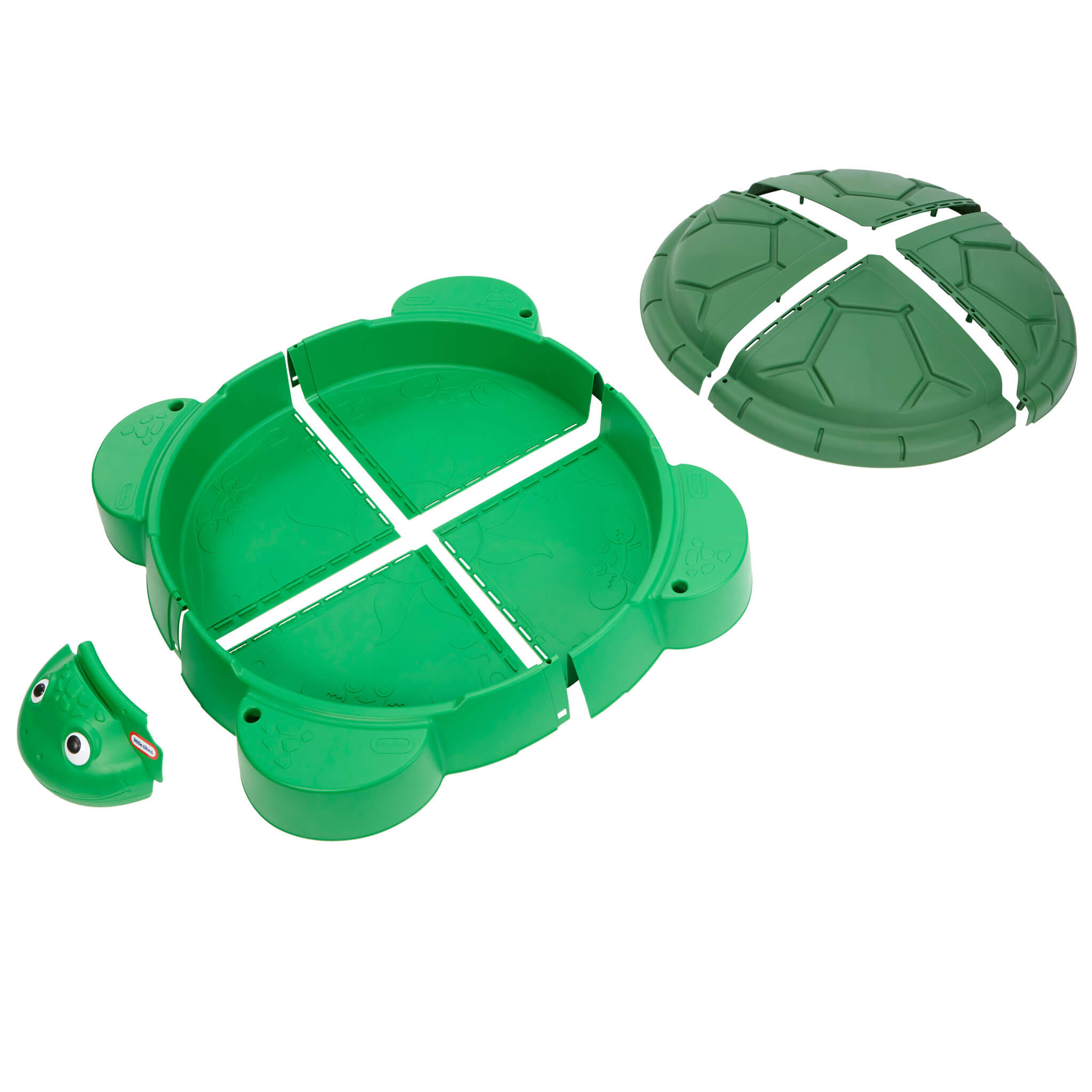 Turtle Sandbox - Classic Turtle Sandbox with Built-In Seats for Backyard Digging, Building and Sensory Play