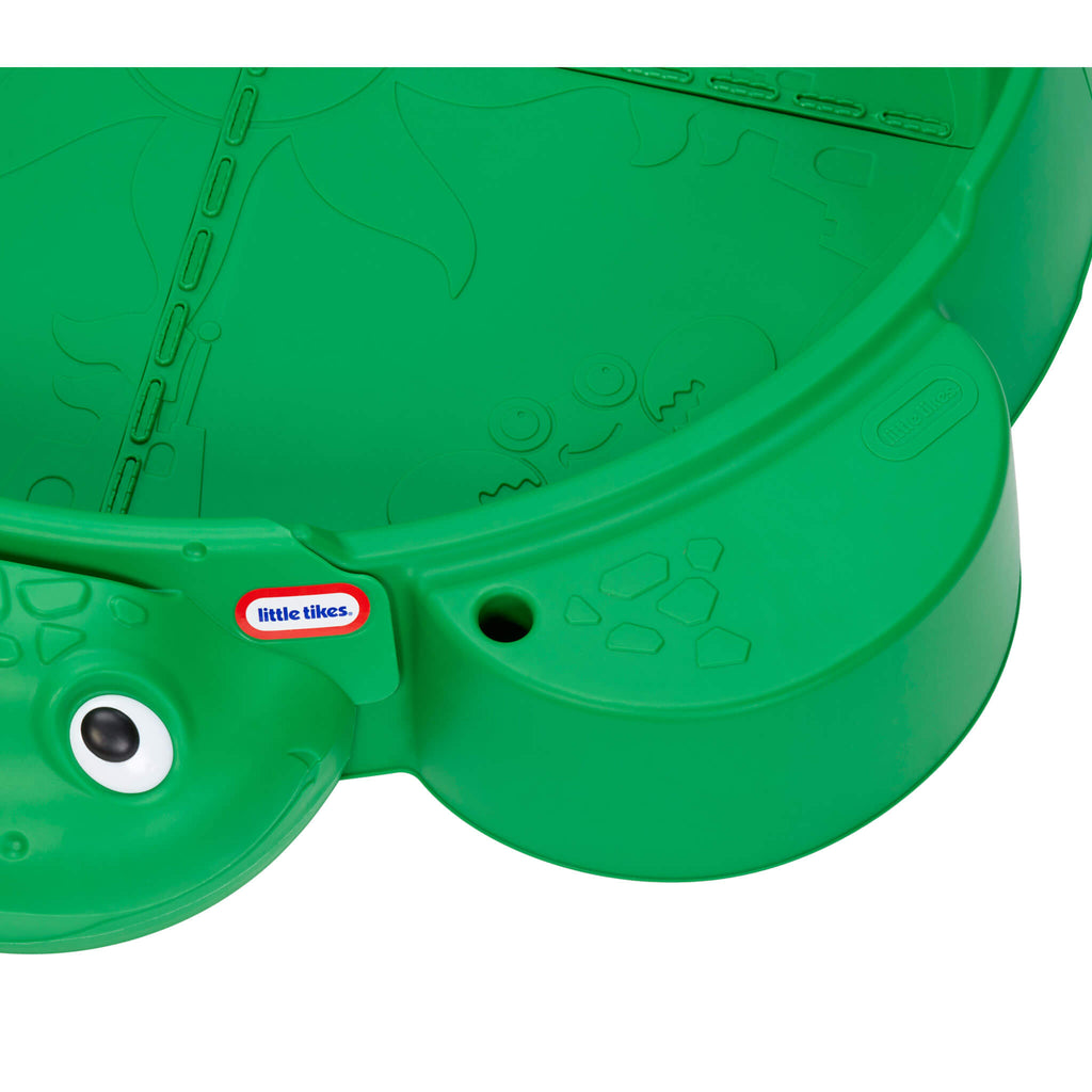 Turtle Sandbox - Classic Turtle Sandbox with Built-In Seats for Backyard Digging, Building and Sensory Play