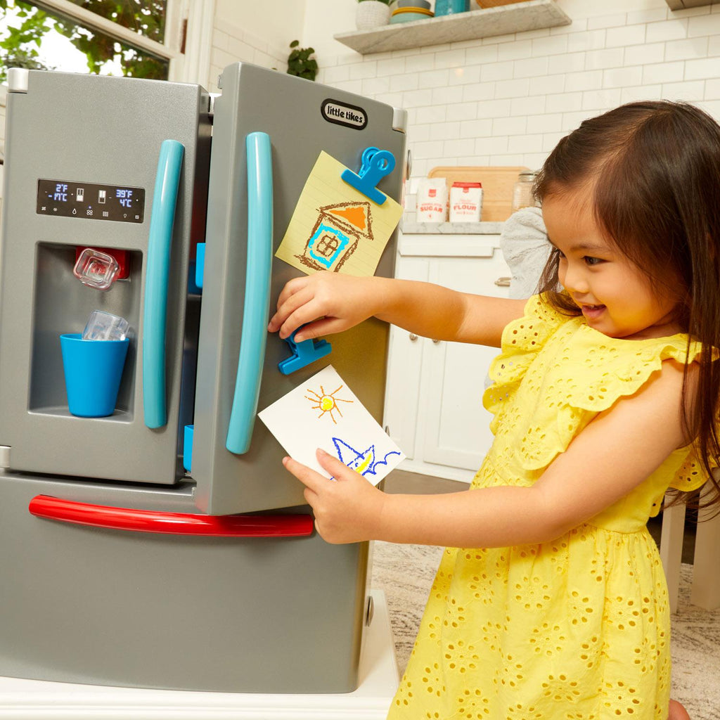 First Fridge - Interactive Play Refrigerator with Working Details for Kitchen Role Play and Food Organization