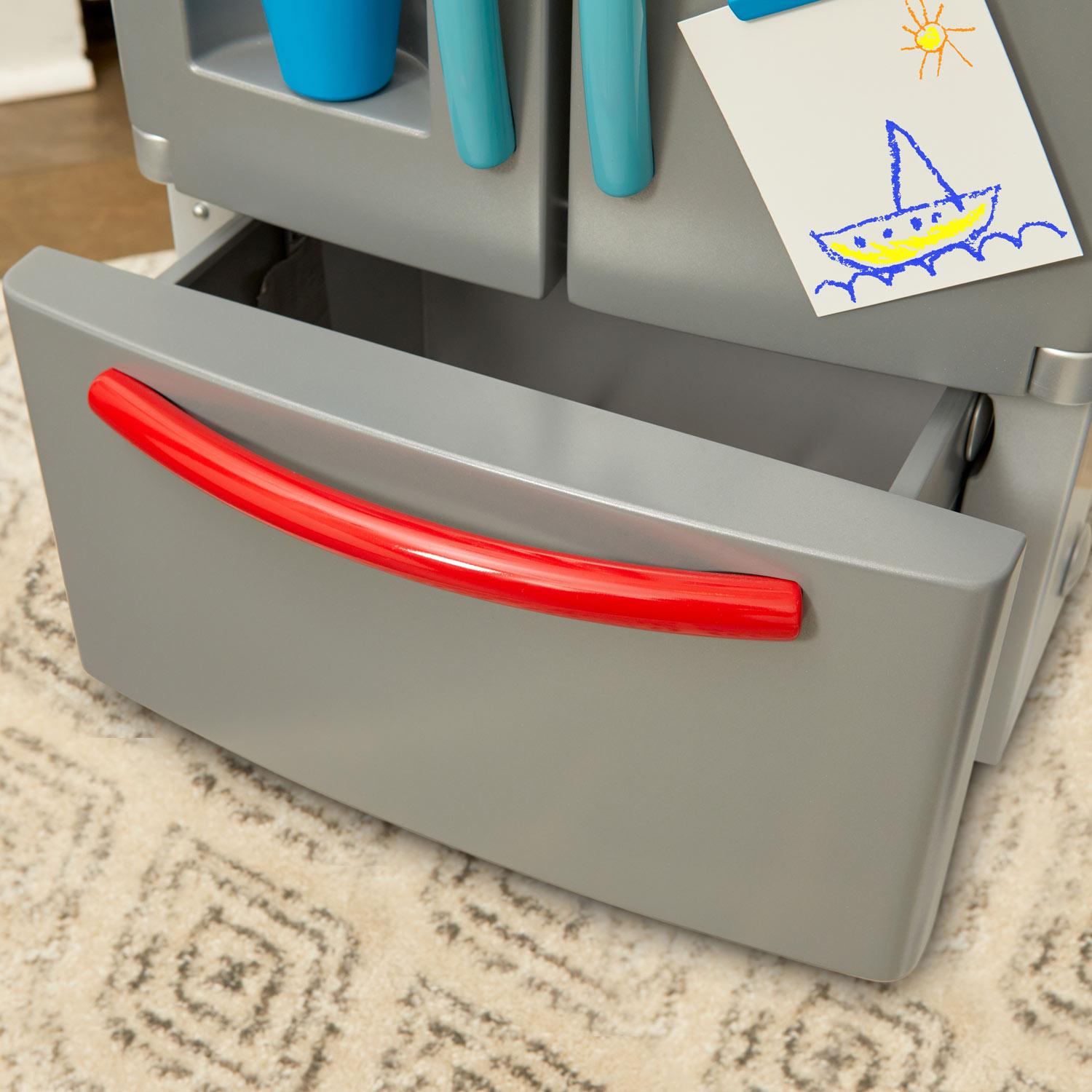 First Fridge - Interactive Play Refrigerator with Working Details for Kitchen Role Play and Food Organization