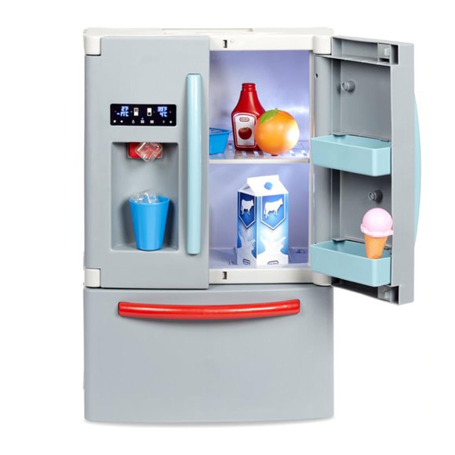 First Fridge - Interactive Play Refrigerator with Working Details for Kitchen Role Play and Food Organization
